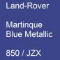 Preview: Land-Rover, Martinque Blue Metallic, 850 / JZX.